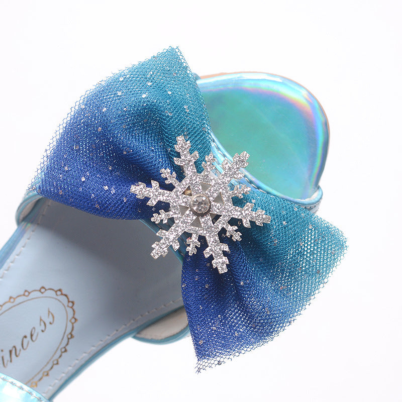 Girls Snowflake Sandals