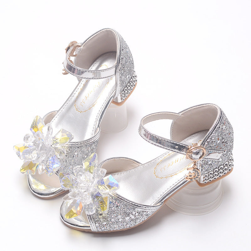 Girls Crystal Sandals