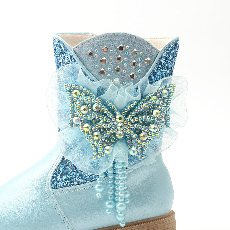 Girl Bling Boots (Butterfly)