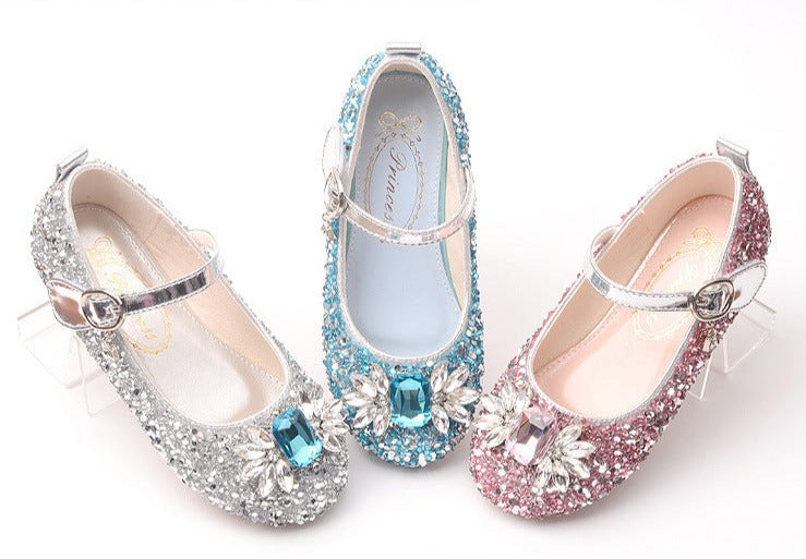 Girls Crystal Princess Shoes