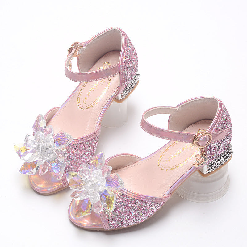 Girls Crystal Sandals