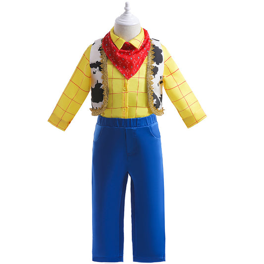 Boys Woody Costume (4 piece set) in Toy Story