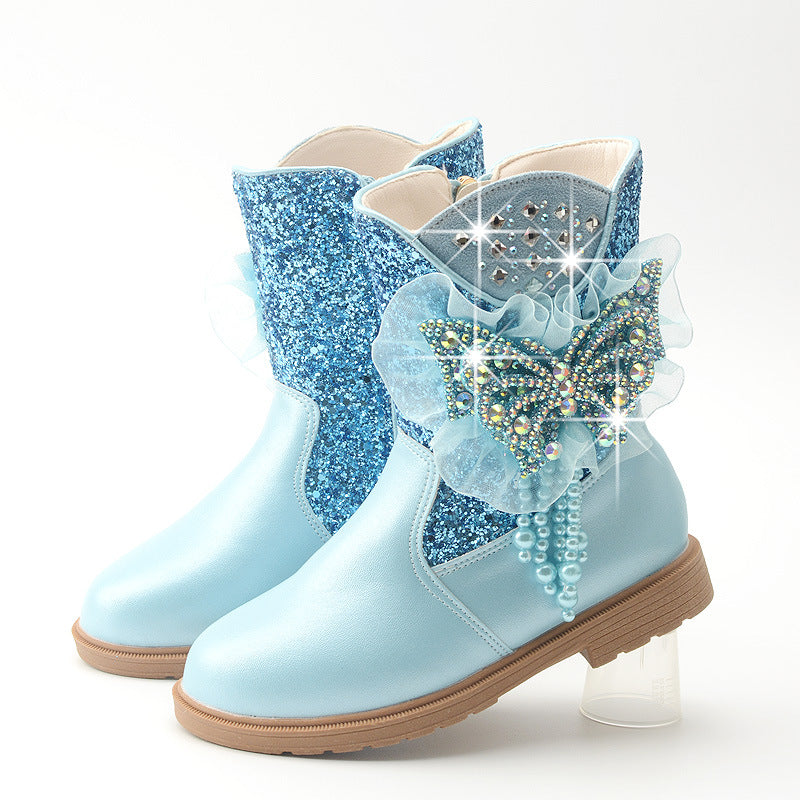 Girl Bling Boots (Butterfly)