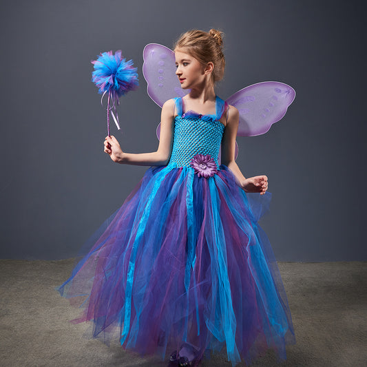 Blue Long Fairy Costume