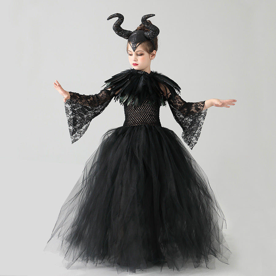 Maleficent Costume with Headband