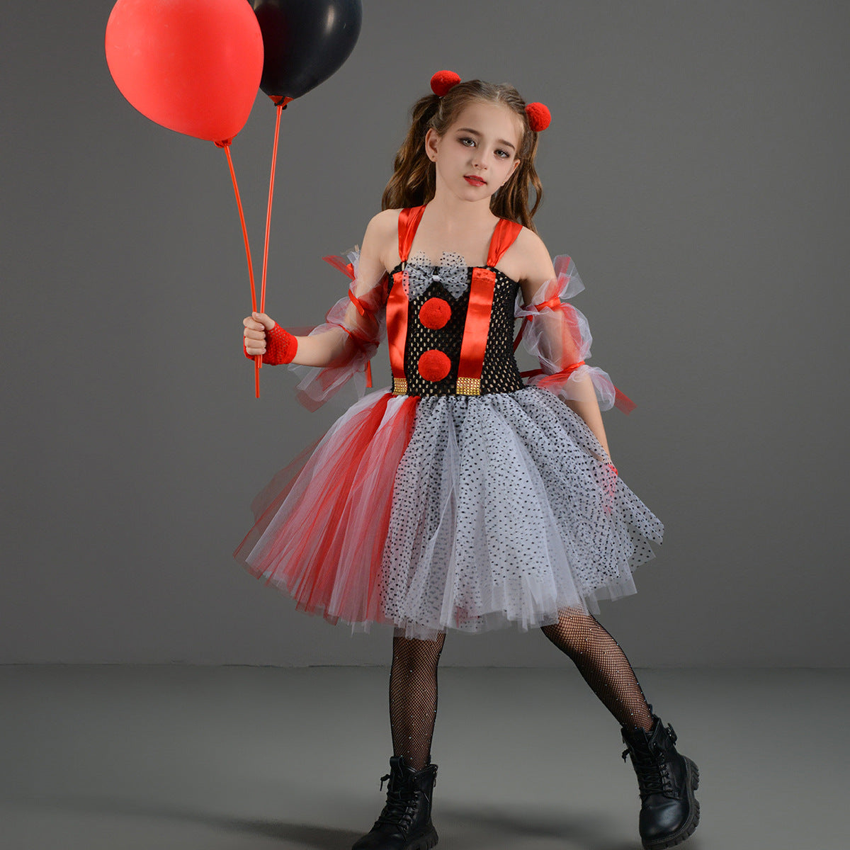 Kids Clown Girls Dress