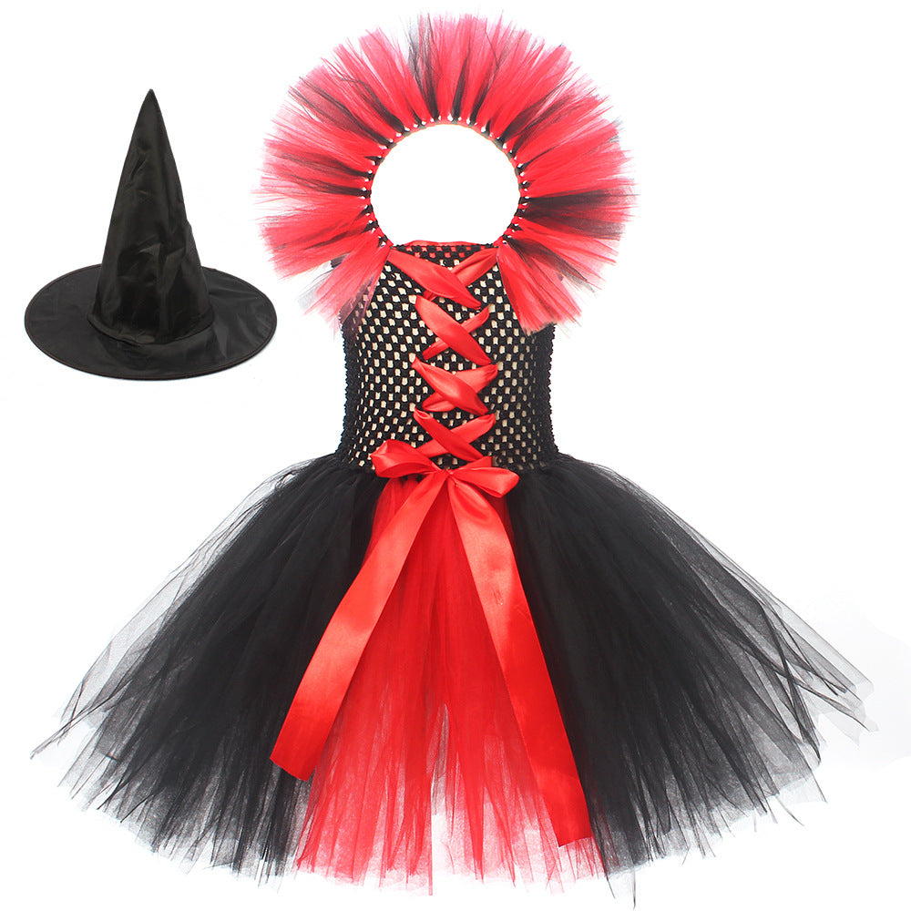 Multiple Colour Witch Costume with Hat