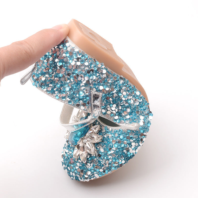 Girls Crystal Princess Shoes