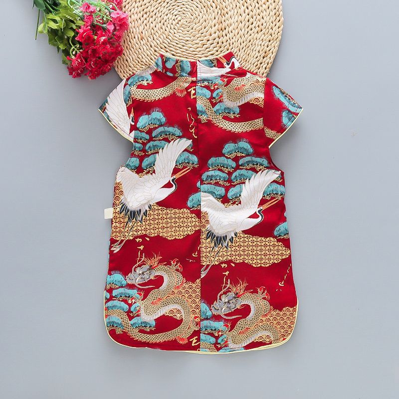 Cotton Girl Dargon Cheongsam