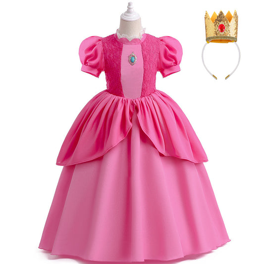 Super Mario Princess Peach Costume (Pink)