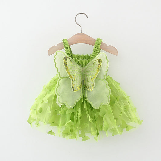 Green Baby Butterfly Dress