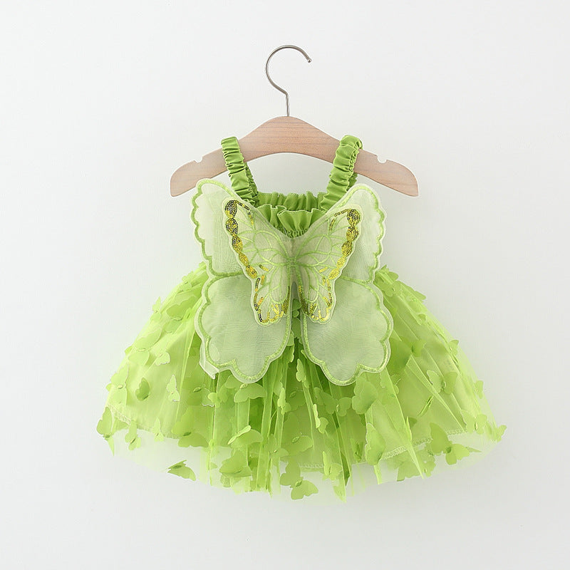 Rainbow Butterfly Baby Dress