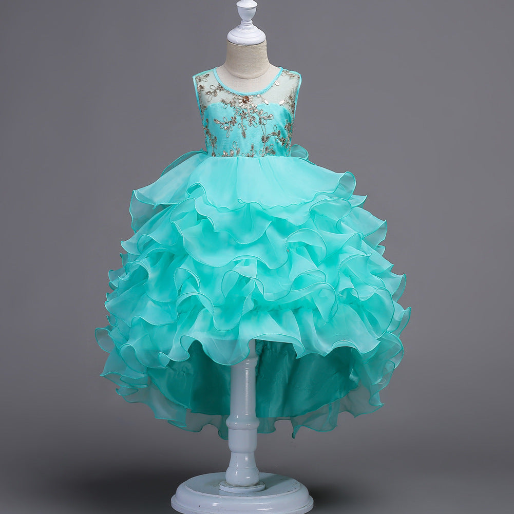 Ruffle Flower Girl Dress