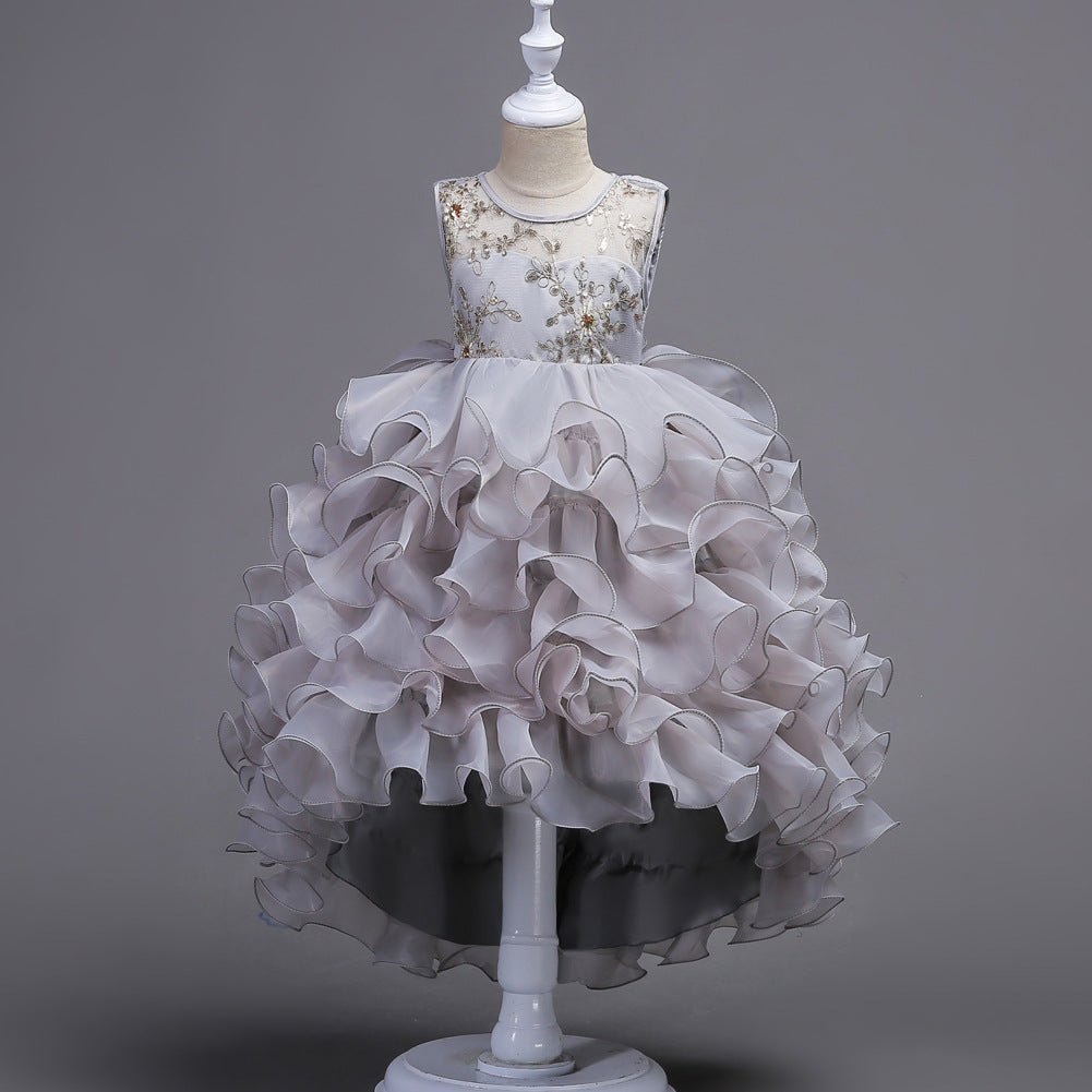 Ruffle Flower Girl Dress