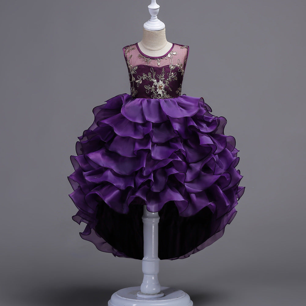 Ruffle Flower Girl Dress